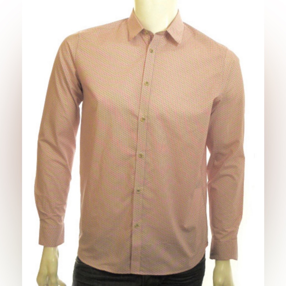 Ted Baker 100% Cotton Button Down Collared Shirt - image 6